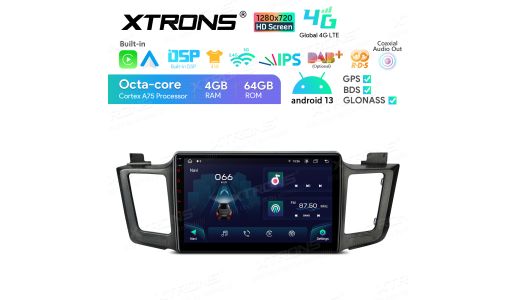 10.1 inch Android Octa-Core Car Stereo Multimedia Player with 1280*720 HD Screen Custom Fit for TOYOTA RAV4 (Left Hand Drive Vehicles ONLY)