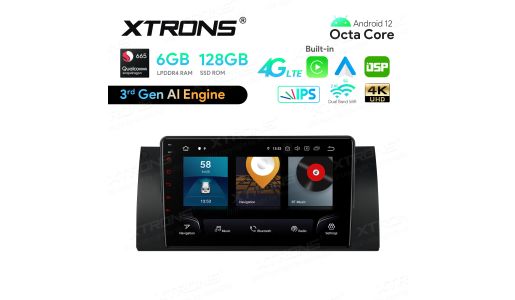 9 inch Qualcomm Snapdragon 665 AI Solution Android Octa Core 6GB RAM + 128GB ROM Car Stereo Navigation System (4G LTE*) Custom Fit for BMW