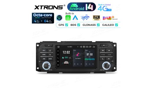 5 inch Navigation Multimedia Player Octa core Processor Custom Fit For Chryslert / Jeep / Dodge