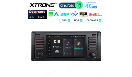 7 inch Octa Core 4+64GB Global 4G LTE Android Car Stereo Multimedia Player Custom Fit for BMW