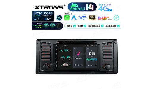 7 inch Octa Core 4+64GB Global 4G LTE Android 14 Car Stereo Multimedia Player Custom Fit for BMW