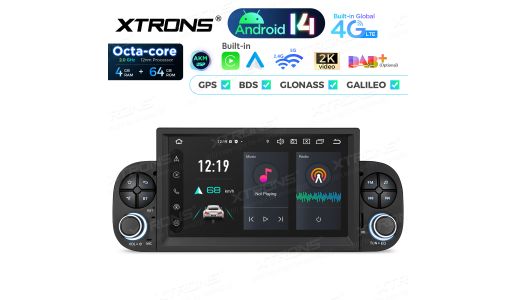 7 inch Octa Core 4+64GB Global 4G LTE Android Car Stereo Multimedia Player Custom Fit for Fiat