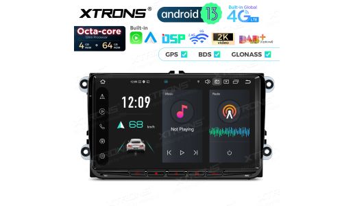 9 inch Octa Core 4+64GB Global 4G LTE Android Car Stereo Multimedia Player Custom Fit for VW / SEAT / SKODA