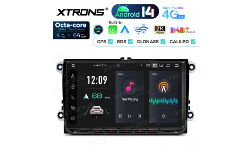 9 inch Octa Core 4+64GB Global 4G LTE Android Car Stereo Multimedia Player Custom Fit for VW / SEAT / SKODA