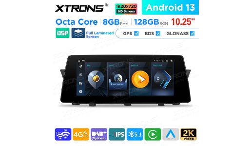 10.25 inch Android Octa-Core 8GB+128GB Car GPS Multimedia Player for BMW X1 E84 CIC