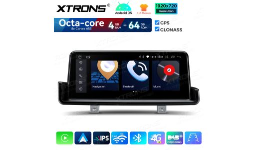 10.25 inch Android Car GPS Multimedia Player with Built-in CarPlay and Android Auto For BMW 3 series 