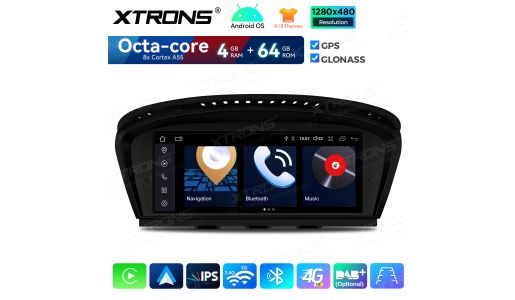 8.8 inch Android Car GPS Multimedia Player with Built-in CarPlay and Android Auto and DSP For BMW 3/5 series CCC