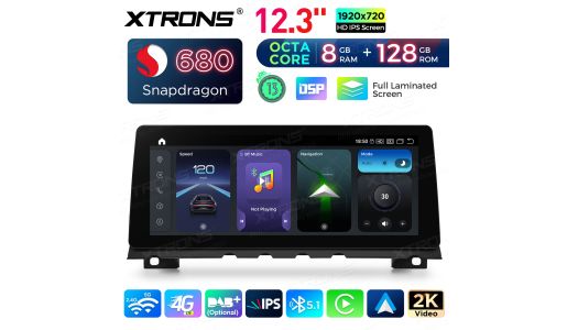 12.3'' For BMW 7 Series F01 F02(2009-2012) Original CIC System Octa Core 8+128 Car Stereo 4G Built in CP AA with Full Laminated Screen Android 13