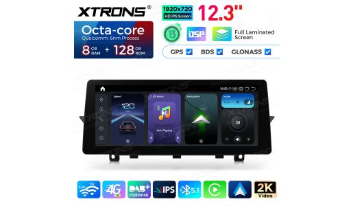 12.3 inch Original CD Player For BMW X3 F25/X4 F26 (2016-2018) Original EVO System Android 13 Octa Core 8+128 Car Stereo 4G Qualcomm  Snapdragon 680 Built in CP AA    