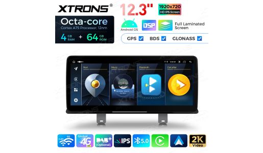 12.3 inch  Octa Core 4GB+64GB Car GPS Multimedia Player for BMW 5 Series G30 / G31 EVO Android13