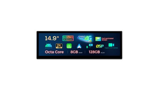 15 inch Octa Core 8+128GB Global 4G LTE Android Car Stereo Multimedia Player with Fully-laminated 2K IPS Screen for BMW 5 Series  CIC
